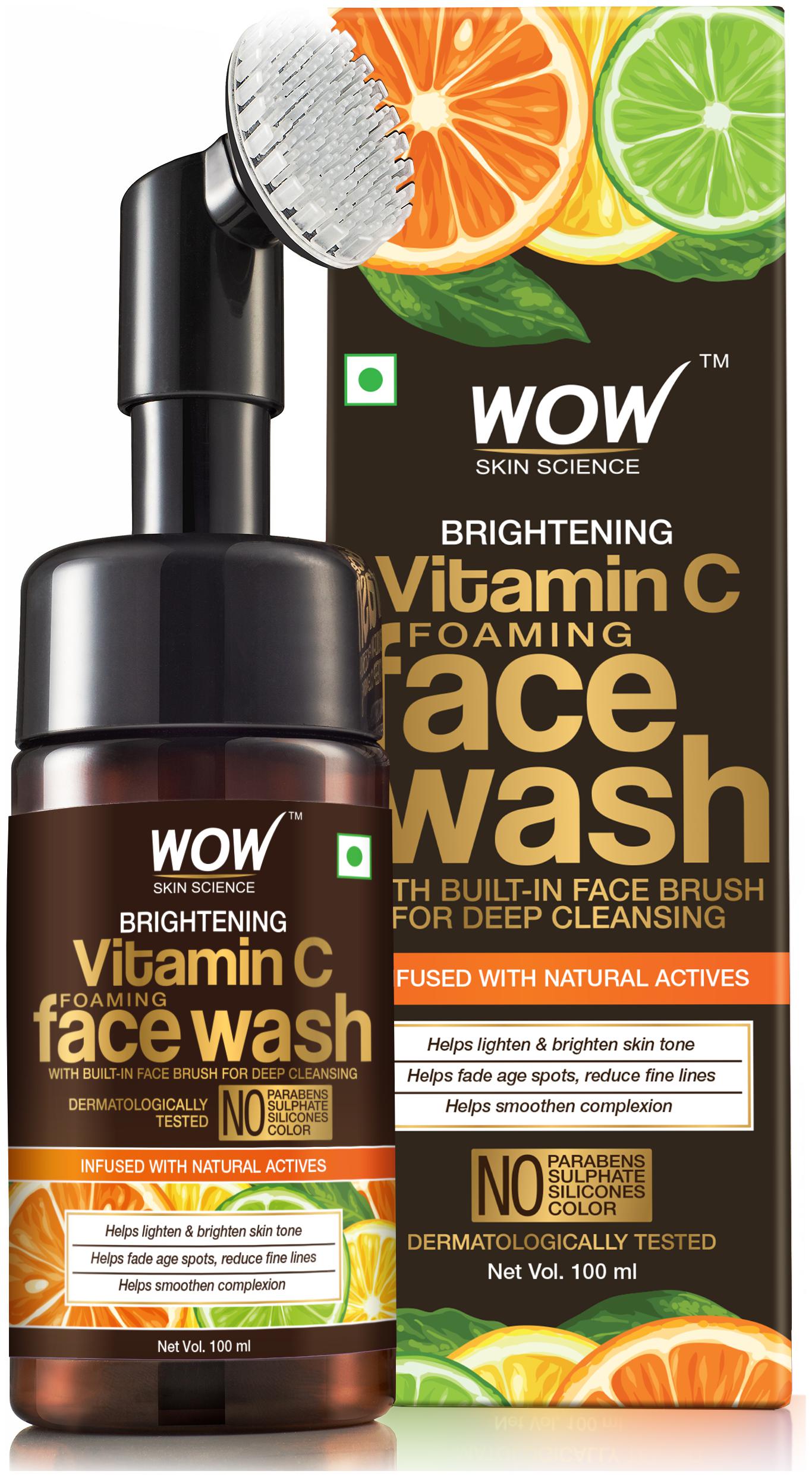 

WOW Skin Science Brightening Vitamin C Foaming Face Wash 100ml