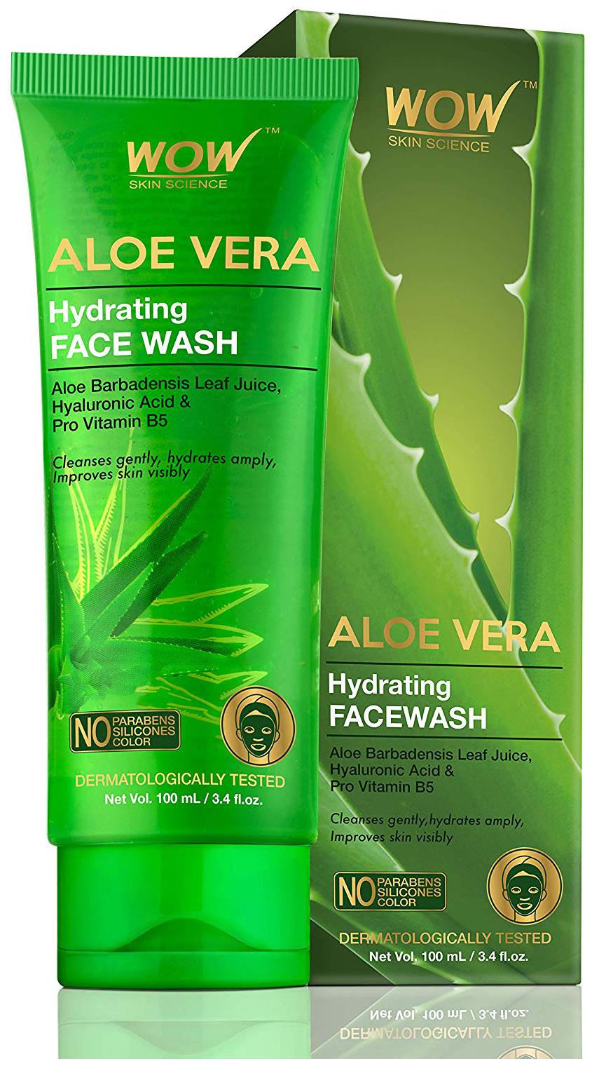 

Wow Skin Science Aloe Vera Hydrating Face Wash 100ml Tube Face Wash