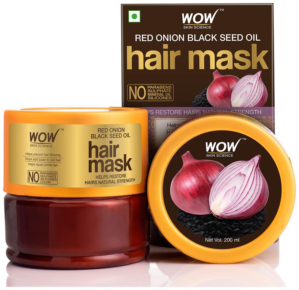

Wow Skin Science Red Onion Black Seed Oil Hair Mask - 200 ml