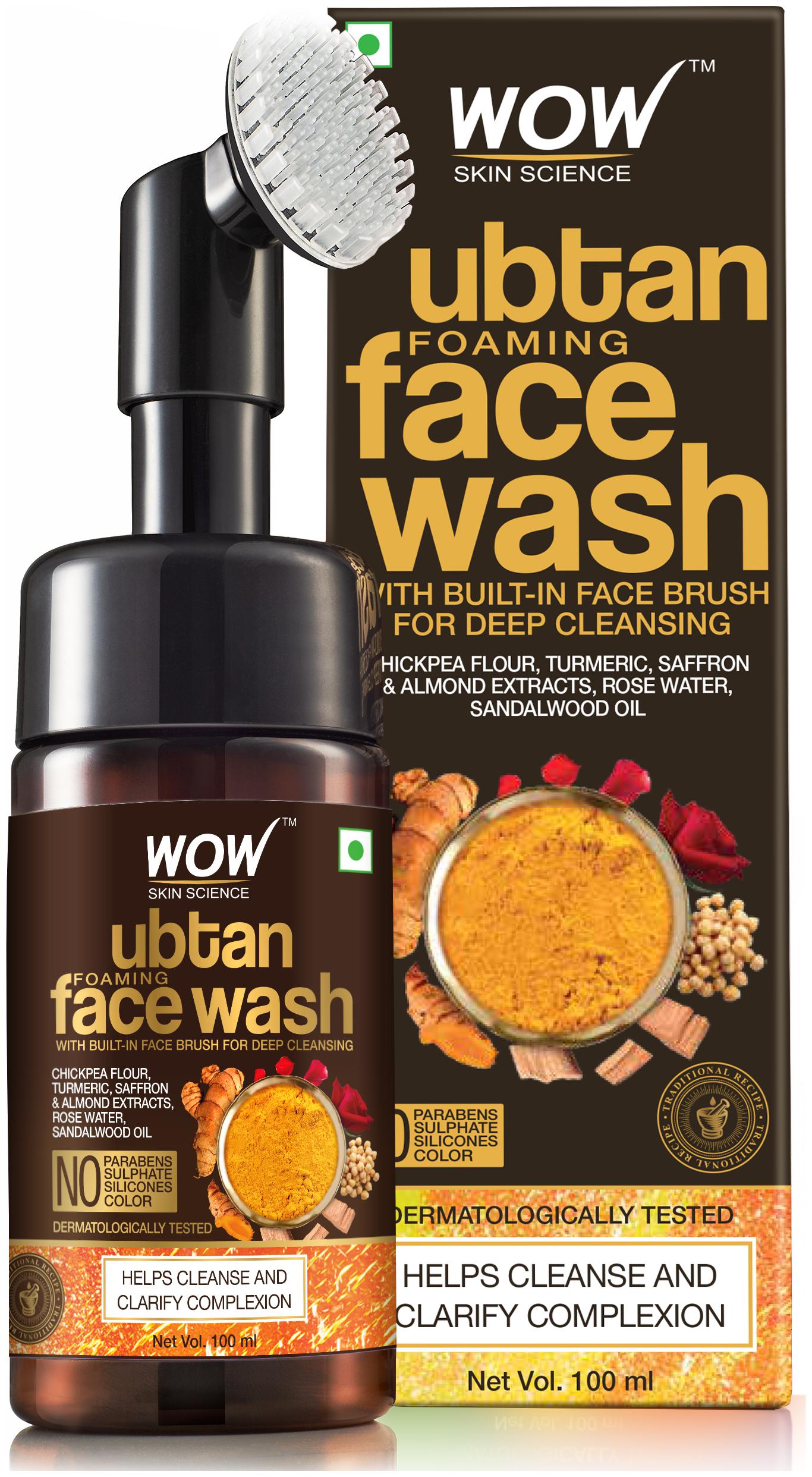 

WOW Skin Science Ubtan Foaming Face Wash 100ml