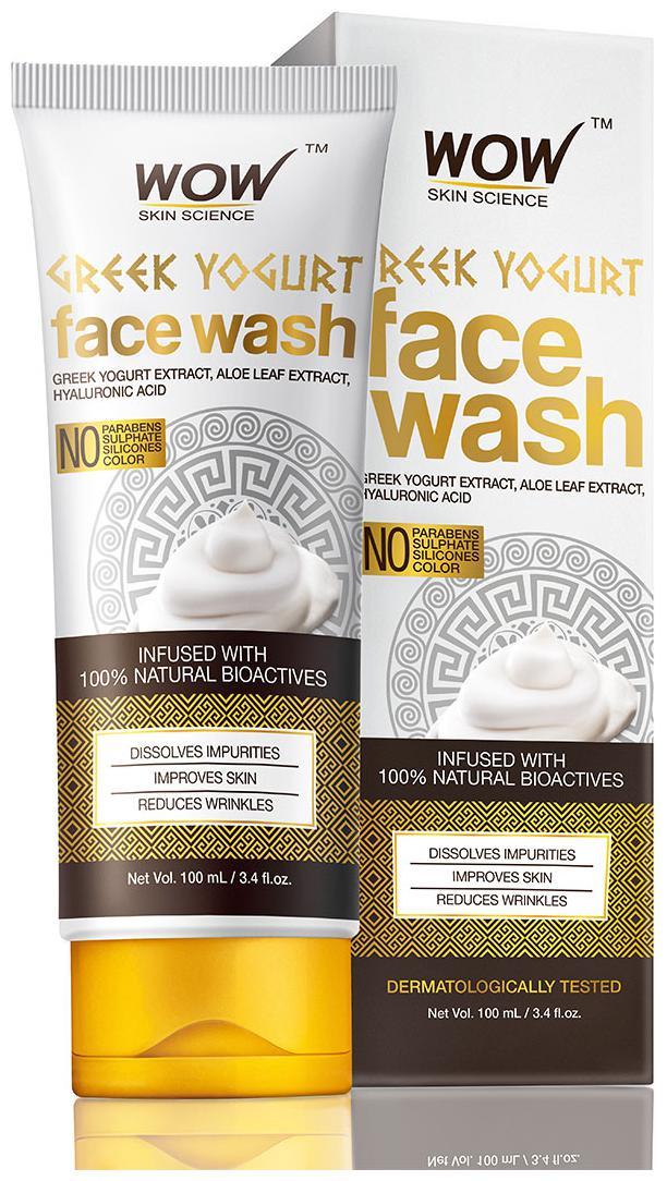 

WOW Skin Science Greek Yoghurt Face Wash 100ml Tube