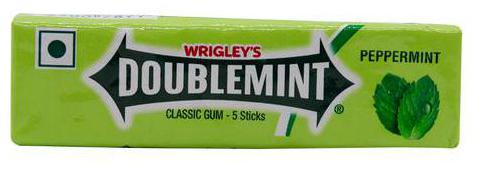 

Wrigleys Doublemint Peppermint Chewing Gum Tabs 13 g