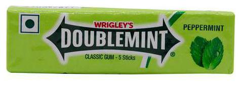 

Wrigleys Doublemint Peppermint Chewing Gum Tabs 13 g