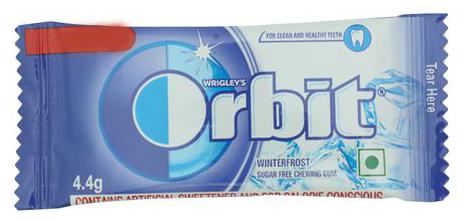 

Wrigleys Orbit Chewing Gum - Winterfrost Sugarfree 4 4 g