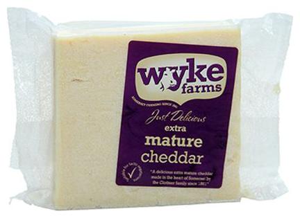 

Wyke Farms Extra Mature Cheddar Cheese 200 g