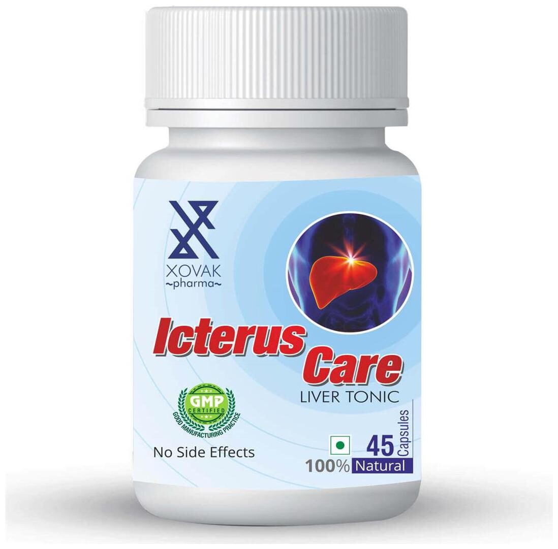 

Xovak Pharma Ayurvedic Herbal Icterus Care Capsule For Liver Protector Healthy Liver Tonic (60 Tablets)