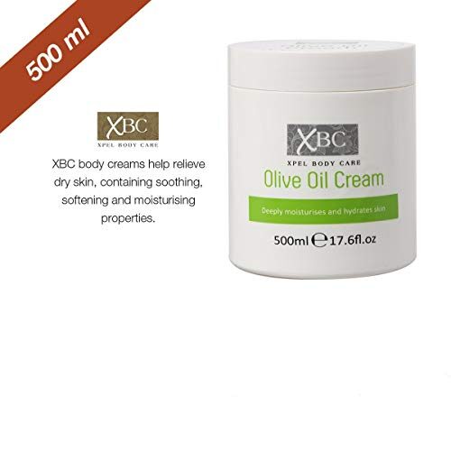 

Xpel Marketing Olive Oil Body Cream for Women Men with Dry Sensitive Skin for All Seasons Hydrates Skin 500 ml