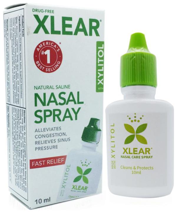 

Xlear Inc Xylitol and Saline Nasal Spray-10 ml each (Pack of 3)