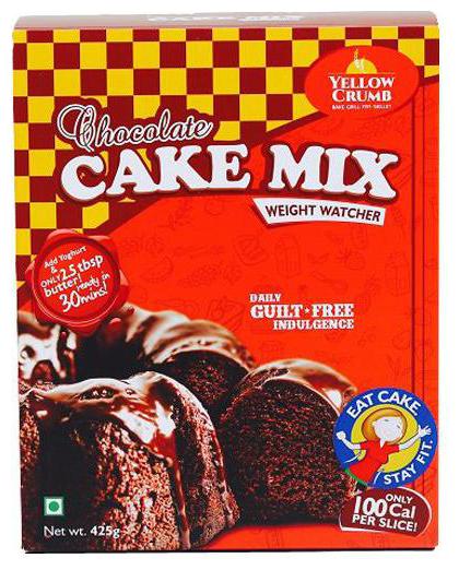 

Yellow Crumb Chocolate Cake Mix - Weight Watcher 425 g