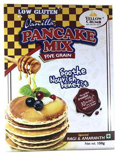 

Yellow Crumb Pancake Mix - Five Grain Instant With High Fiber Protein 150 g