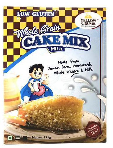 

Yellow Crumb Cake Mix- Whole Grain Instant 175 g