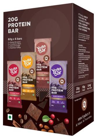 

Yoga Bar 20 g Protein Bars Variety Box Whey Almond 60 g