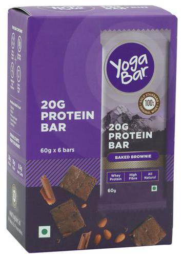 

Yoga bar 360 g Protein Bars - Baked Brownie Whey Almond60g
