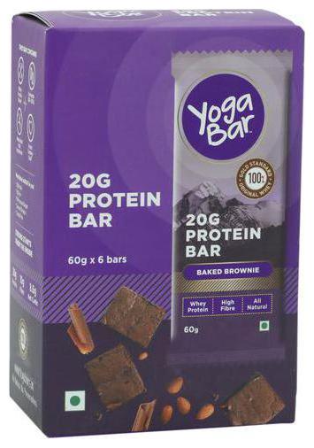 

Yoga bar 360 g Protein Bars - Baked Brownie Whey Almond60g