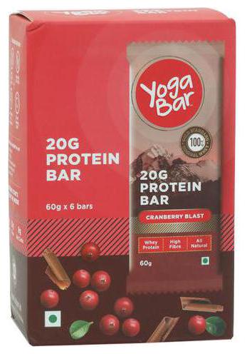 

Yoga bar 360 g Protein Bars - Chocolate Cranberry60 g