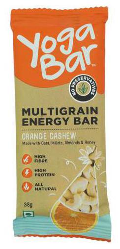 

Yoga bar Energy Bars - Multigrain Cashew Orange Zest 38 g