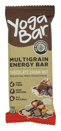 

Yoga bar Energy Bars - Multigrain Chocolate Chunk Nut 38 g