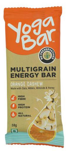 

Yoga bar Energy Bars - Multigrain Cashew Orange Zest 38 g