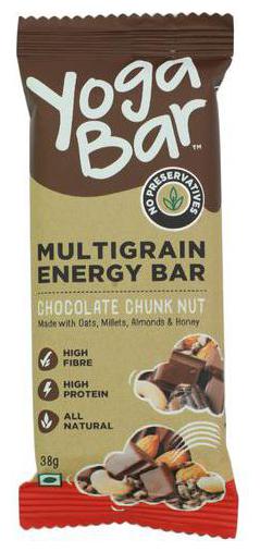

Yoga bar Energy Bars - Multigrain Chocolate Chunk Nut 38 g