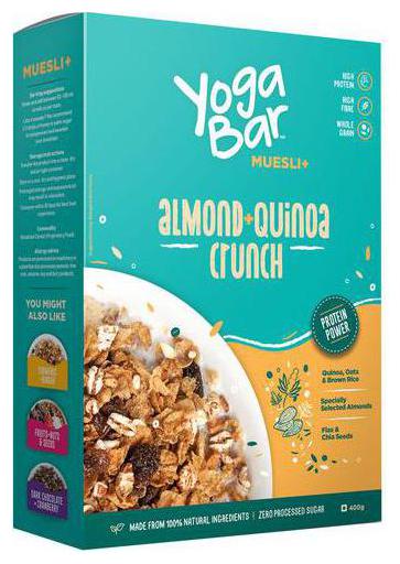 

Yoga bar Muesli - Almond Quinoa Crunch 400 g