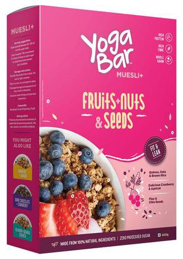 

Yoga bar Muesli - Fruits Nuts Seeds 400 g