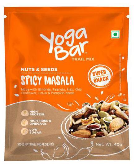 

Yoga bar Nuts Seeds Trail Mix - Spicy Masala 40 g
