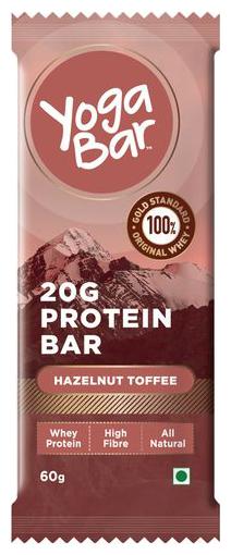 

Yoga bar Protein Bar - Hazelnut Toffee 60 g