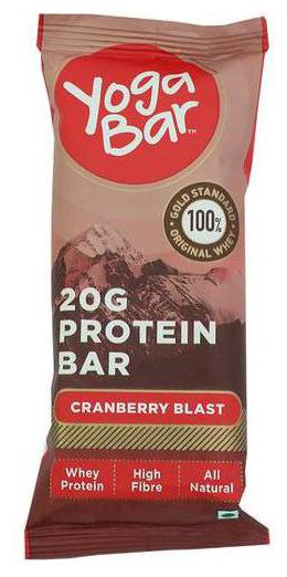 

Yogabars Whey Protein Bar - Cranberry Blast 50 g