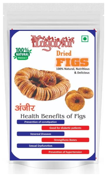 

Yugantar 100 Natural Premium Figs 1kg (Pack of 1)