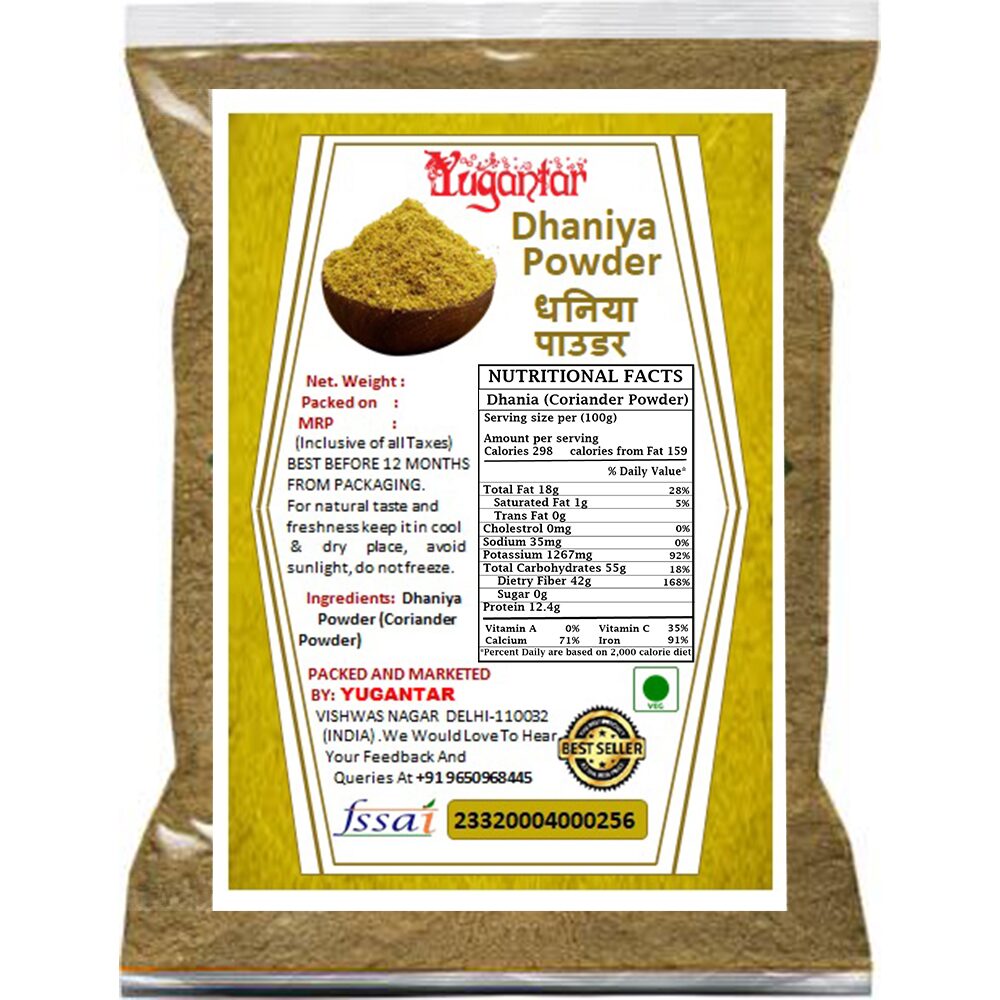 

Yugantar Dhaniya Powder 300 g ( Pack Of 1 )
