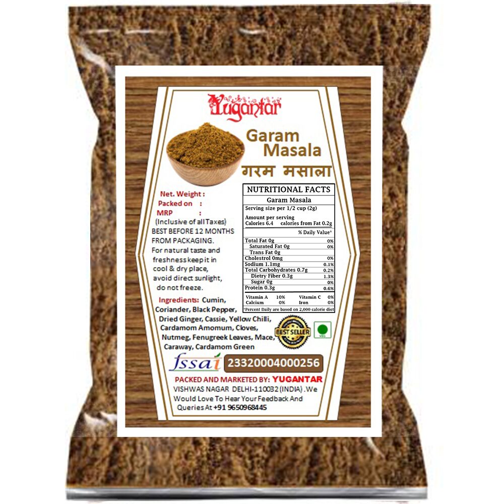 

Yugantar Garam Masala 300 g ( Pack Of 1 )
