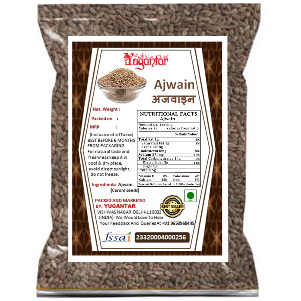 

Yugantar Ajwain 300 g ( Pack Of 1 )