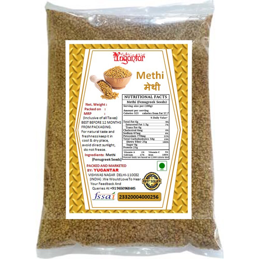 

Yugantar Methi Dana 300 g ( Pack Of 1 )