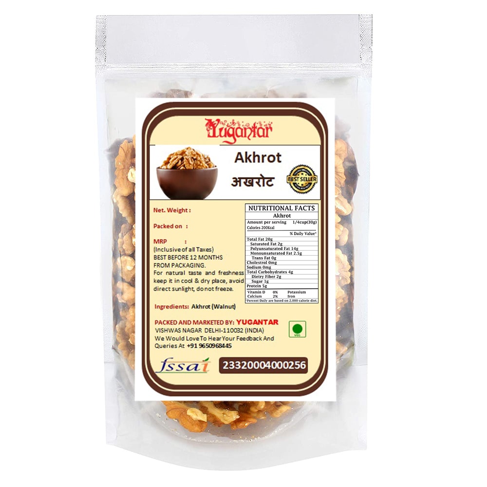 

Yugantar Akhrot Dry Fruits 400 g ( Pack of 1 )