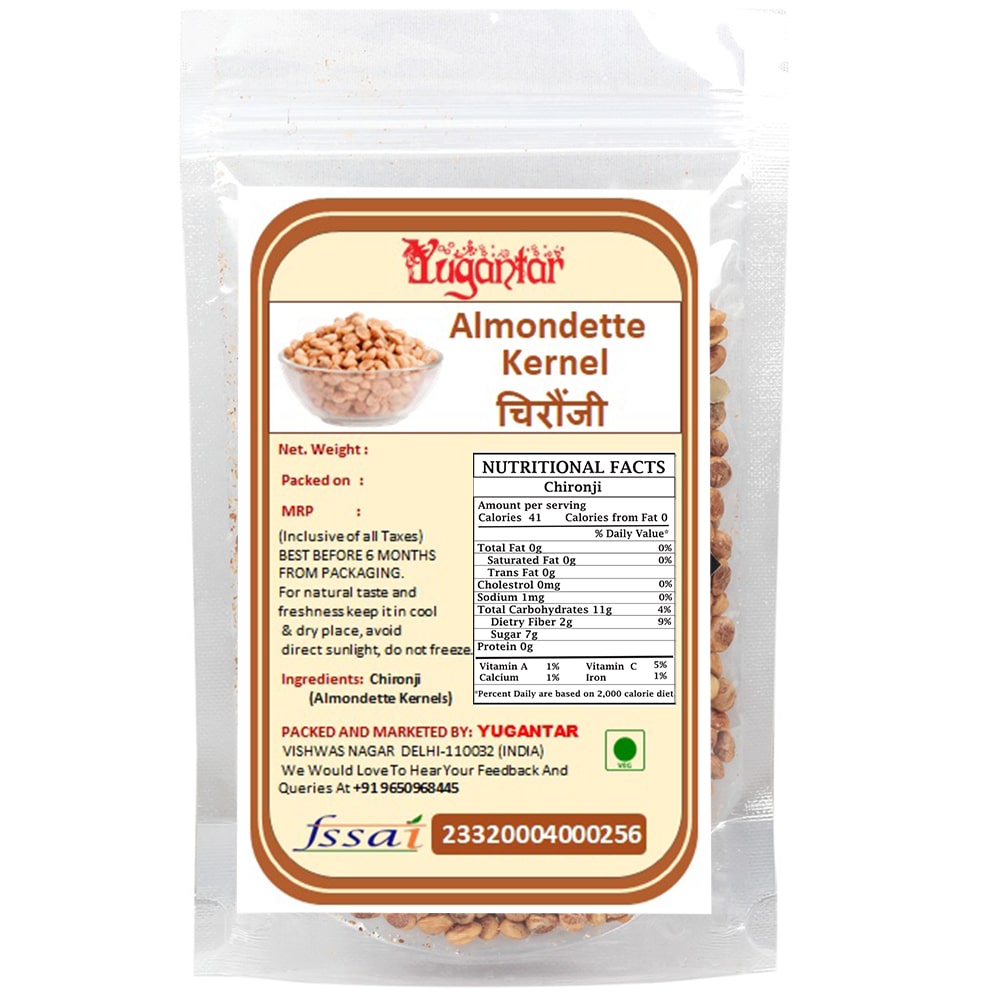 

Yugantar Almondette Kernel (Chironji) 300 g