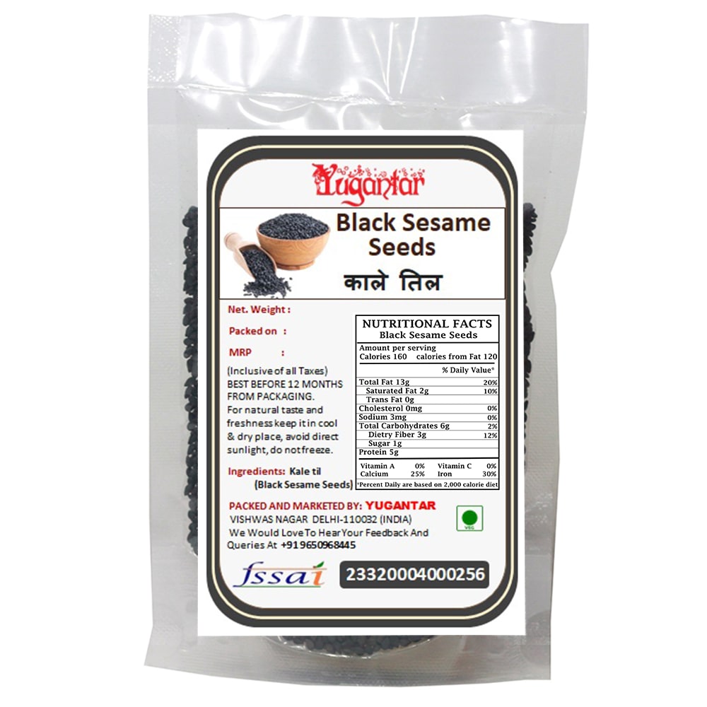 

Yugantar Black Sesame Seeds (Kale Til)-100g
