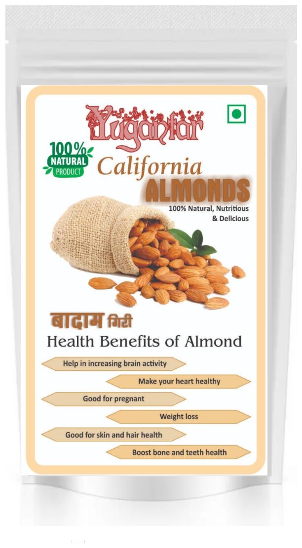 

Yugantar California Almonds-Badam-American-Almond 300 g