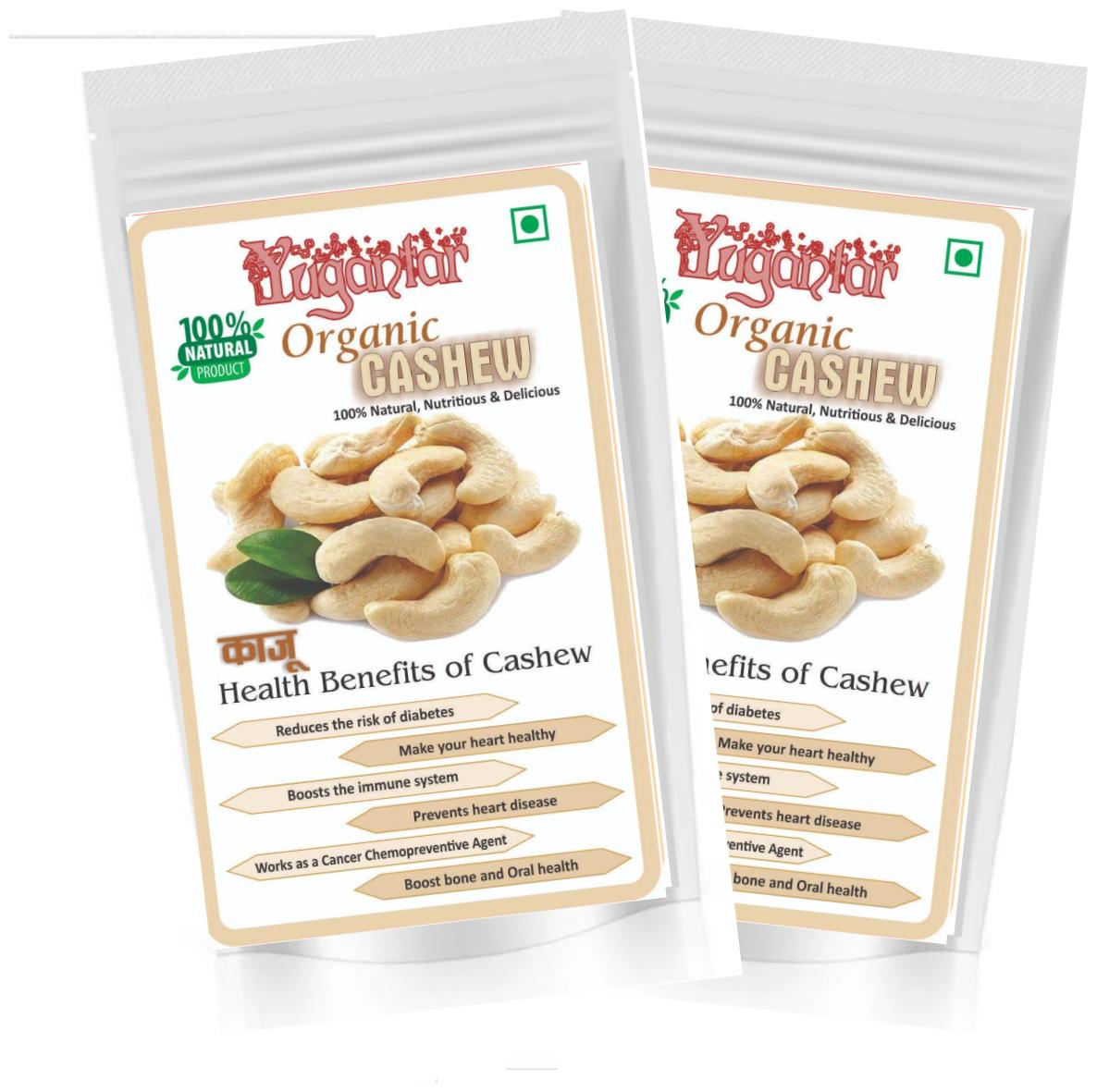 

YUGANTAR Cashews Nuts 400g (Pack Of 2)