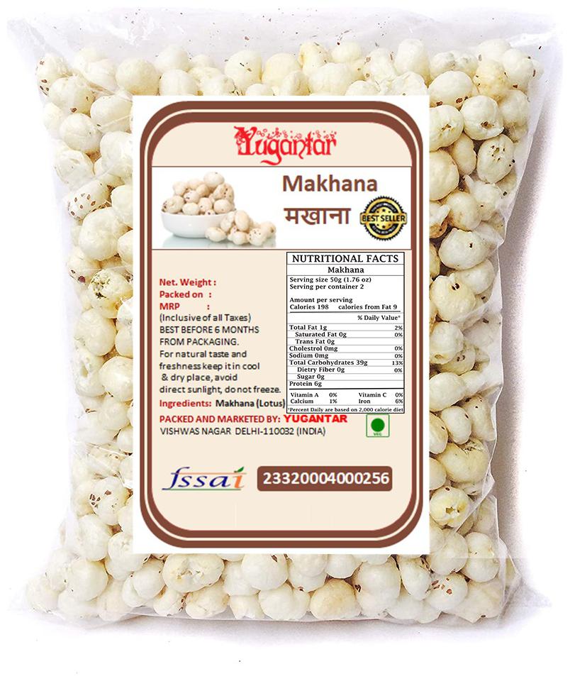 

Yugantar Makhana 200 g (Pack Of 1)