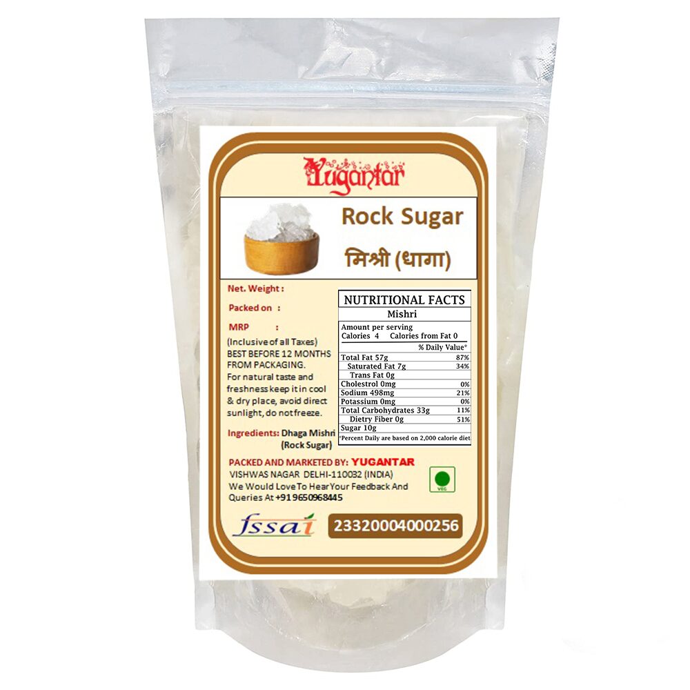 

Yugantar Rock Sugar Dhaga Mishri 400 g (Pack Of 1)