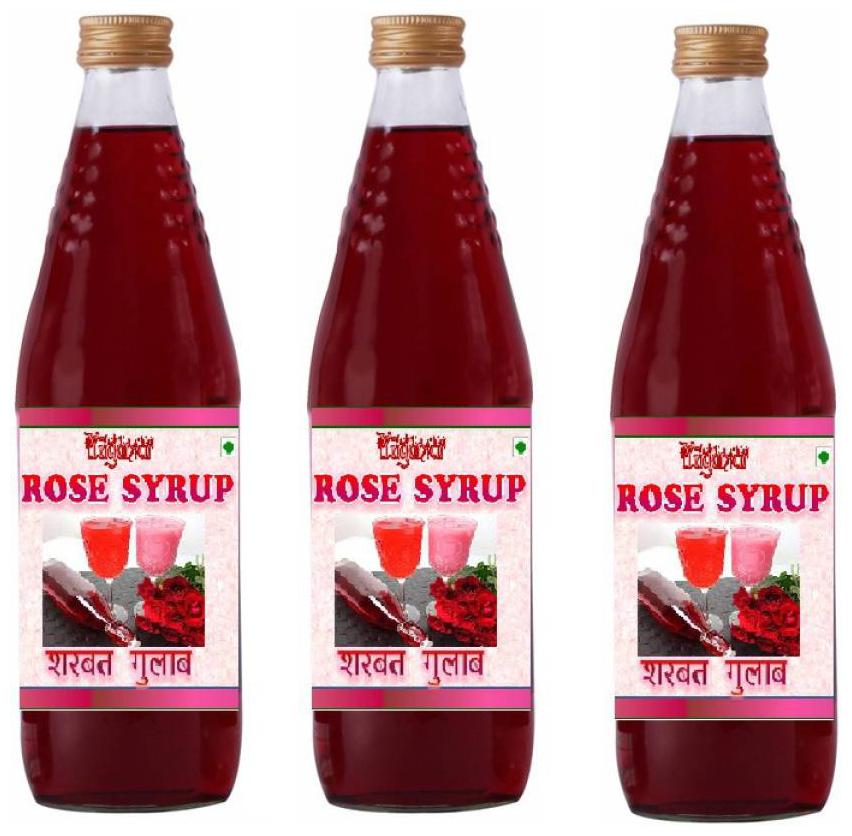 

Yugantar Rose Syrup 750 ml (Pack Of 3 )