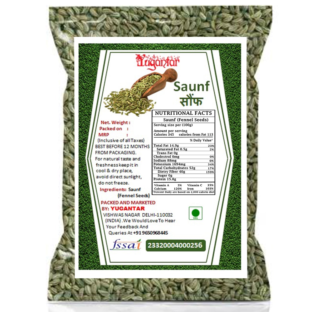 

Yugantar Saunf 200 g