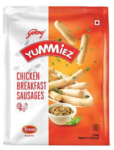 

Yummiez Breakfast sausages 250 g