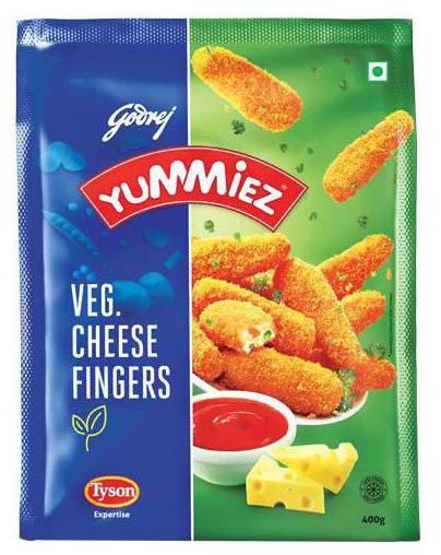 

Yummiez Cheese Finger - Veg 400 g