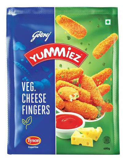 

Yummiez Cheese Finger - Veg 400 g