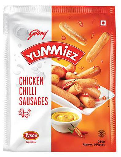 

Yummiez Sausages - Masala Chilli Chicken 250 g