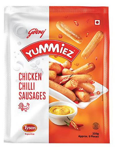 

Yummiez Sausages - Masala Chilli Chicken 250 g