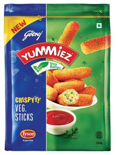 

Yummiez Veg Sticks 320 g