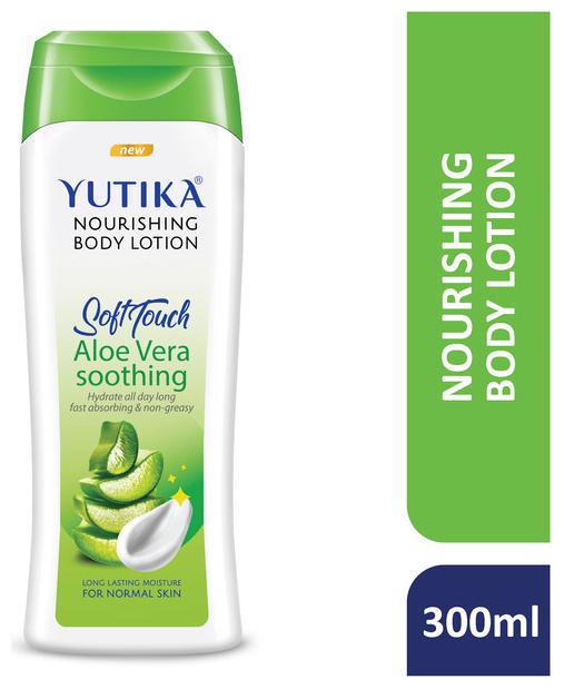 

Yutika Nourishing Body Lotion Soft Touch Aloe vera Soothing 300ml