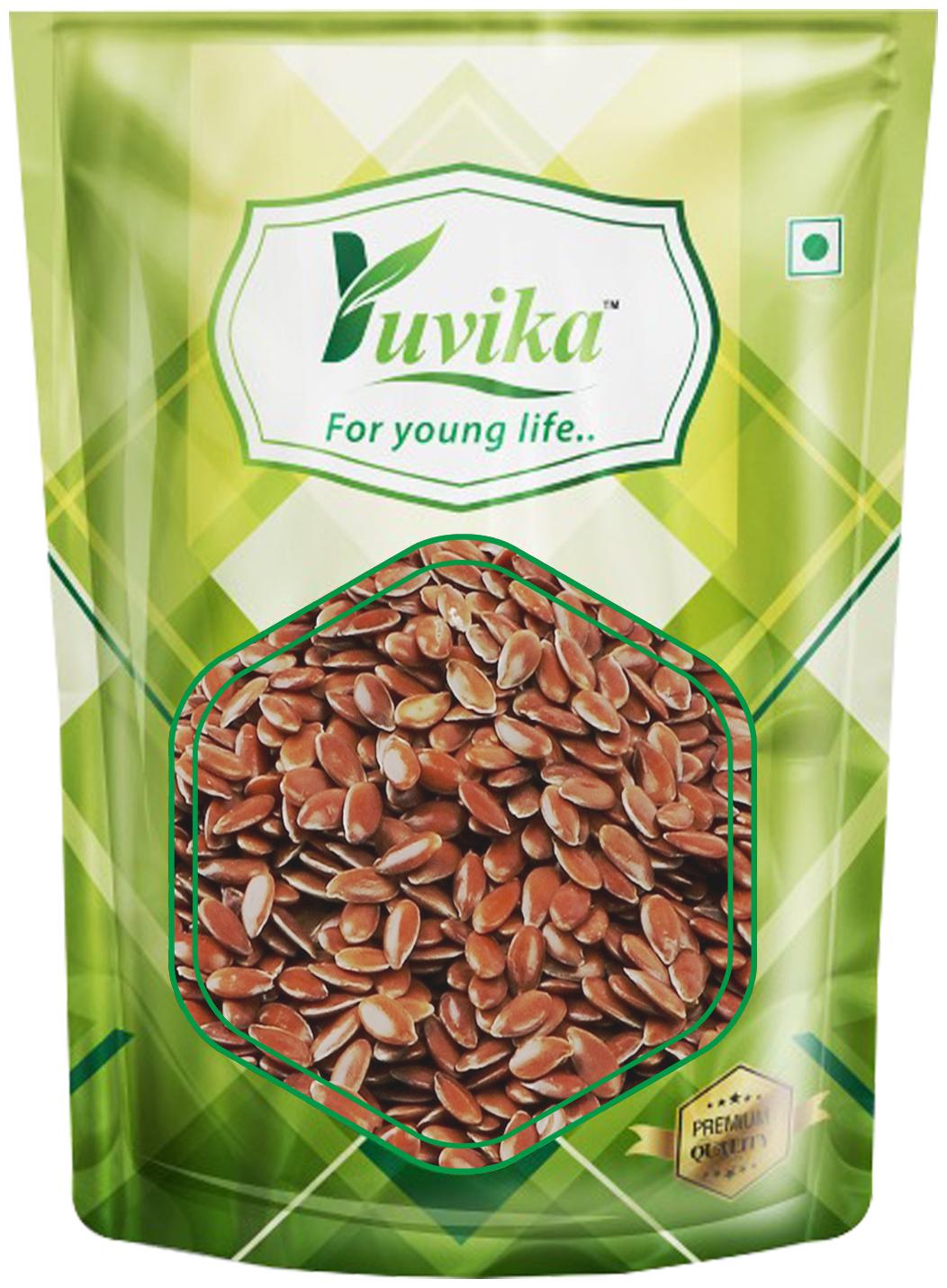 

YUVIKA Flax Seed Alsi - Linum Usitatissimum (400 g)